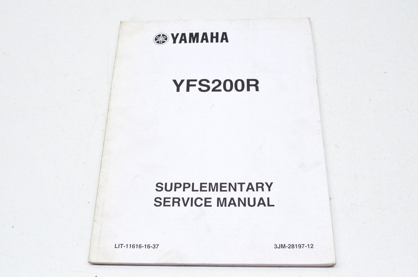 OEM Yamaha LIT-11616-16-37 YFS200R-S Service Manual Supplement NOS