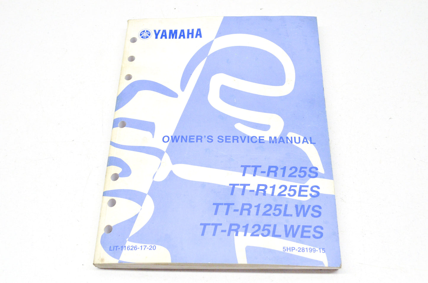 OEM Yamaha Owner's Service Manual TT-R125S, TTR125ES, TT-R125LWS, TT-R125LWES