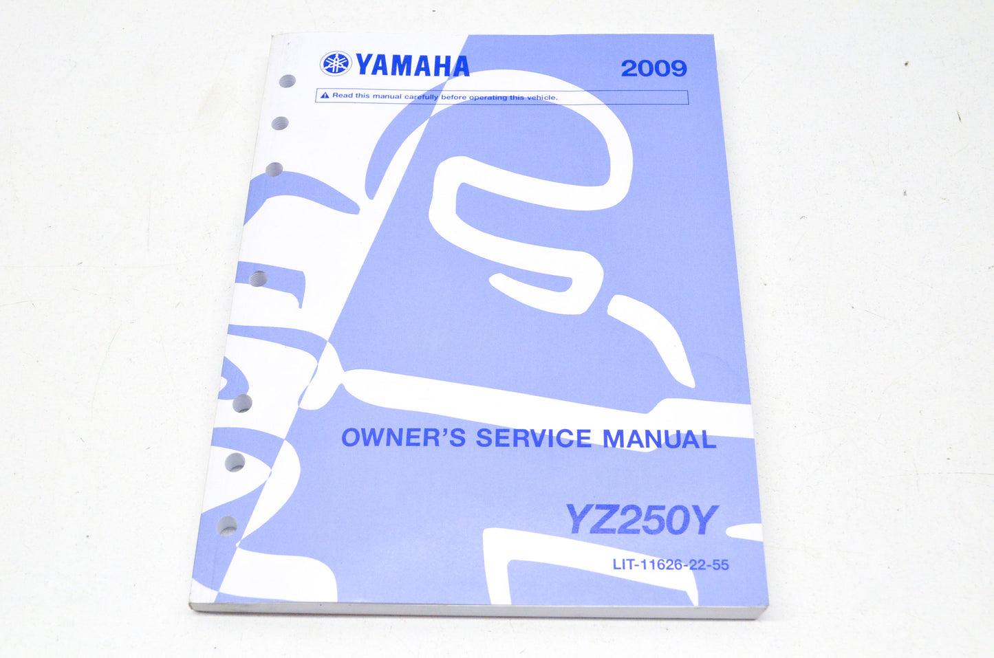 OEM Yamaha LIT-11626-22-55 Owner's Service Manual YZ250Y 2009 NOS