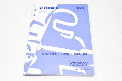 OEM Yamaha LIT-11626-22-55 Owner's Service Manual YZ250Y 2009 NOS