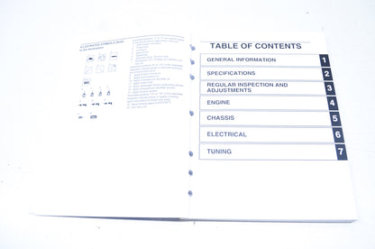 OEM Yamaha LIT-11626-22-55 Owner's Service Manual YZ250Y 2009 NOS