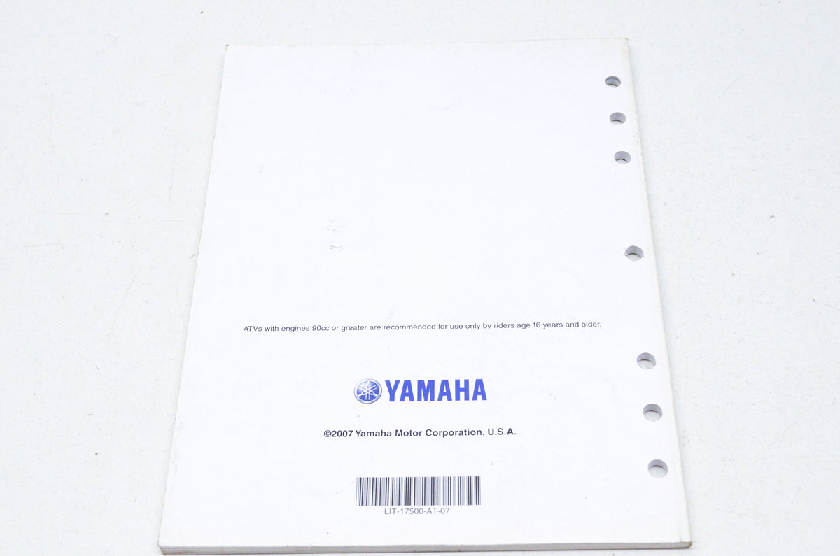 OEM Yamaha LIT-17500-AT-07 Technical Update 07 ATV/SXS NOS