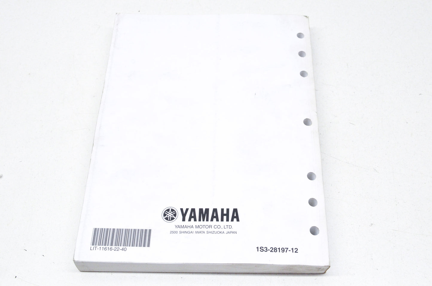 OEM Yamaha LIT-11616-22-40 YFM70RY Service Manual NOS
