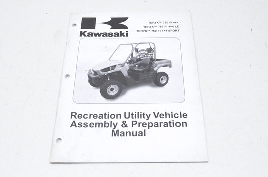 OEM Kawasaki 99931-1515-01 Recreation Utility Vehicle Assembly & Preparation Man