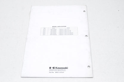OEM Kawasaki 99931-1515-01 Recreation Utility Vehicle Assembly & Preparation Man
