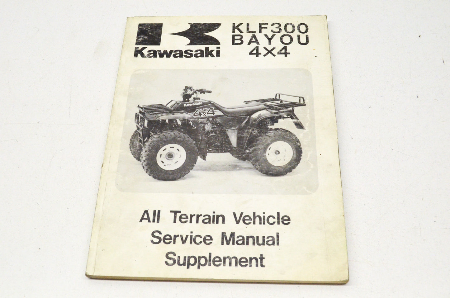 OEM Kawasaki 99924-1117-51 Service Manual Supplement KLF300C