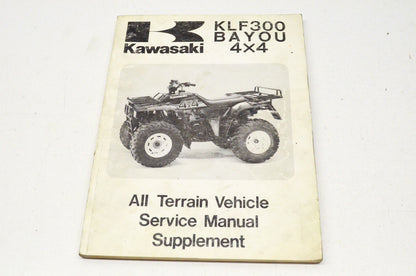 OEM Kawasaki 99924-1117-51 Service Manual Supplement KLF300C
