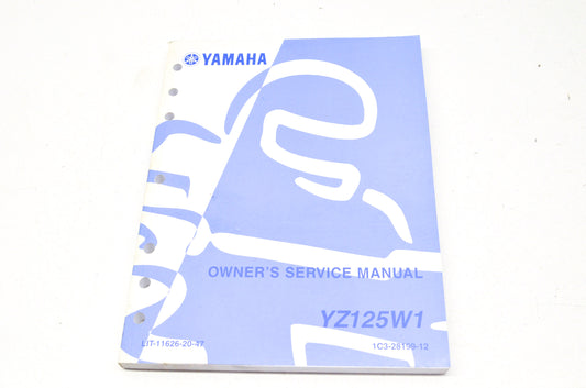 OEM Yamaha LIT-11626-20-47 YZ125W1 Owner's Service Manual NOS