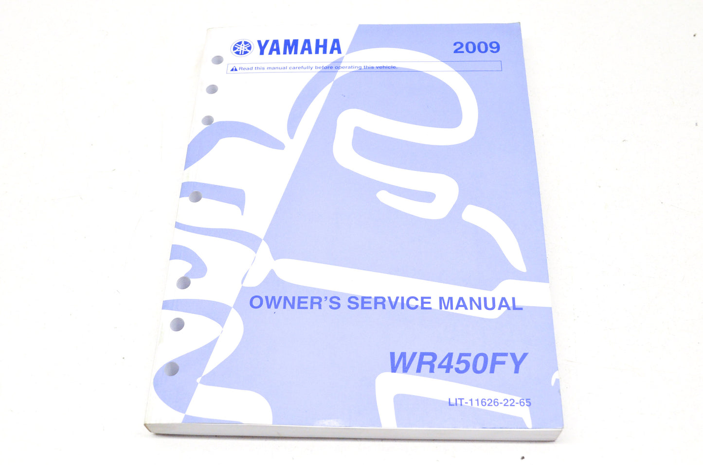 OEM Yamaha LIT-11626-22-65 WR450FY 2009 Owner's Manual NOS