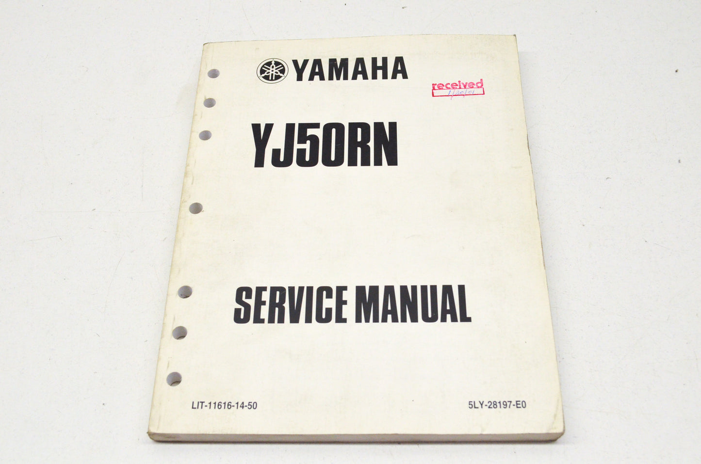 OEM Yamaha LIT-11616-14-50 YJ50RN-RS RAS Service Manual