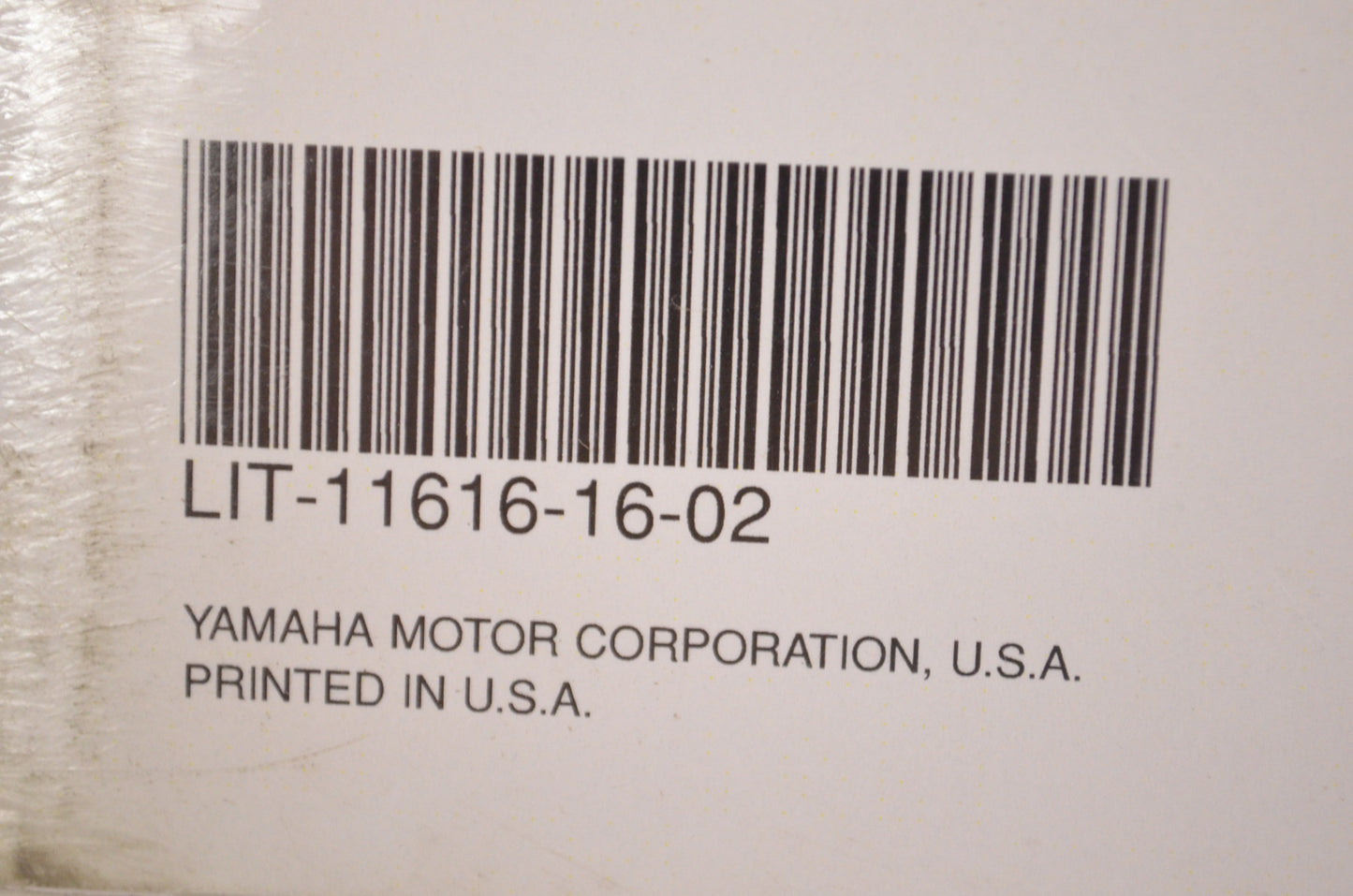 OEM Yamaha LIT-11616-16-02 YFM400FAR-S Service Manual NOS