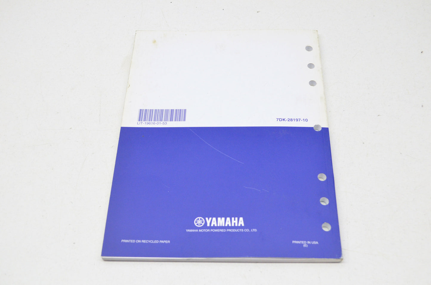 New OEM Yamaha Service Manual EF2000iS NOS