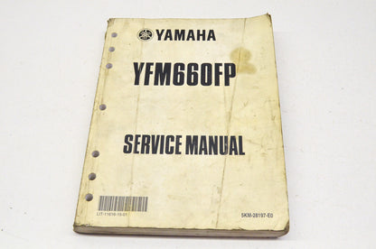 OEM Yamaha LIT-11616-15-01 YFM660FP-S Service Manual