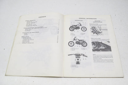 OEM Yamaha LIT-11626-03-70 PW80K Owner's Manual