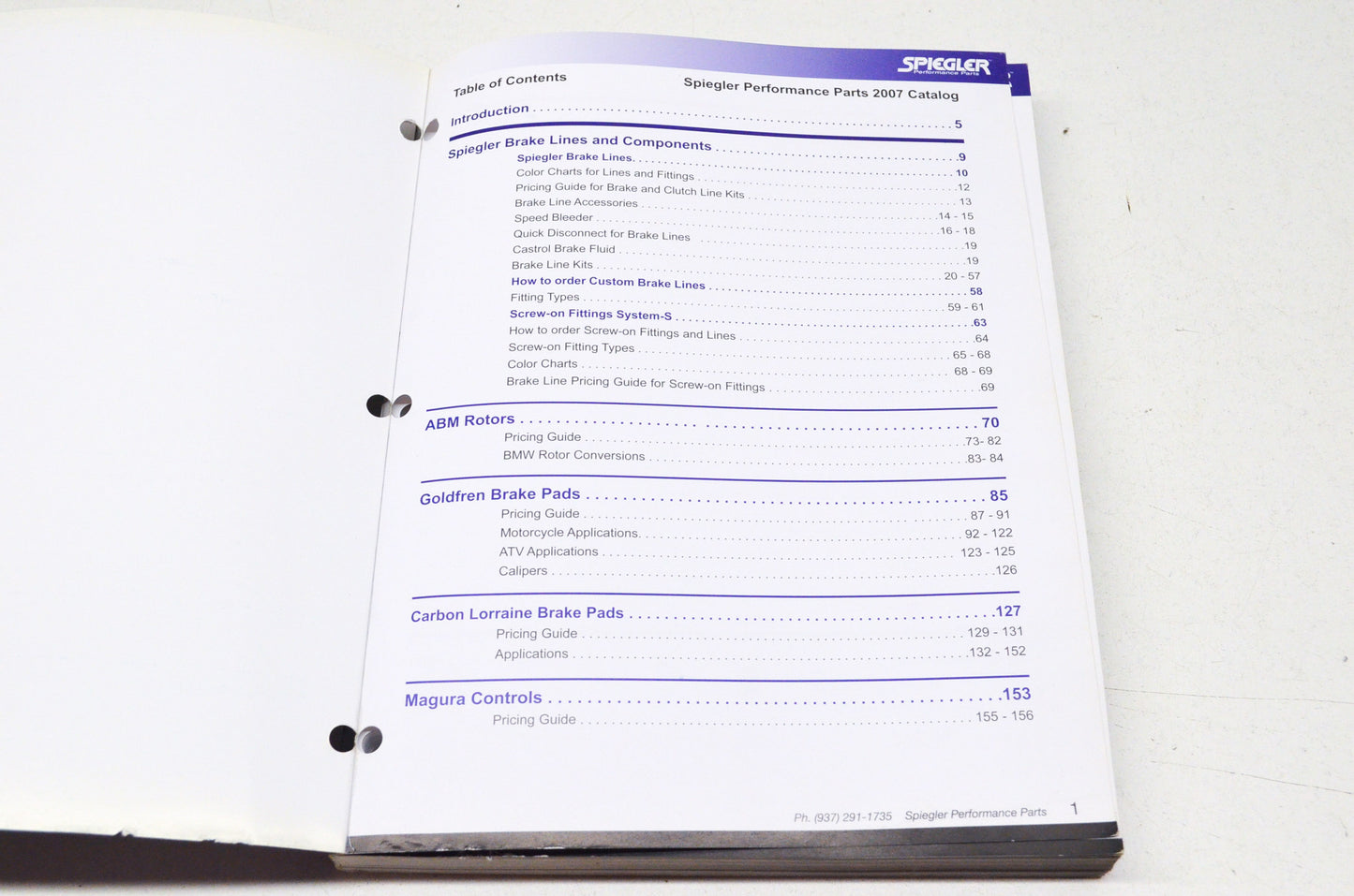 Spiegler 2007 Catalog NOS
