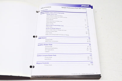 Spiegler 2007 Catalog NOS