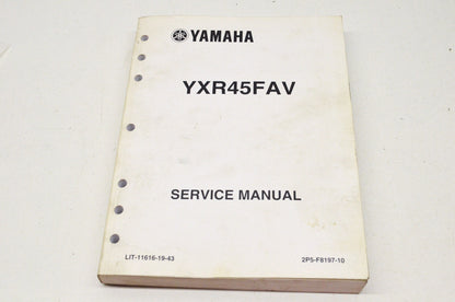 OEM Yamaha LIT-11616-19-43 YXR45FAV Service Manual