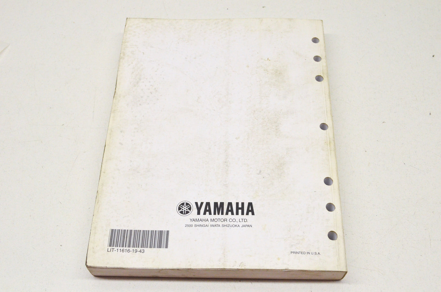 OEM Yamaha LIT-11616-19-43 YXR45FAV Service Manual