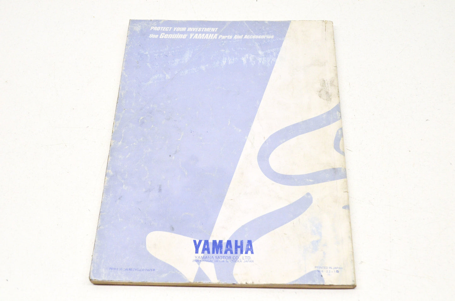 OEM Yamaha LIT-11626-10-52 YZ125J Owner's Service Manual