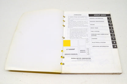 OEM Suzuki Service Manual LT-A500F