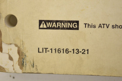 OEM Yamaha LIT-11616-13-21 YFM400FWAM-P(C)AM-P Serv. Manual