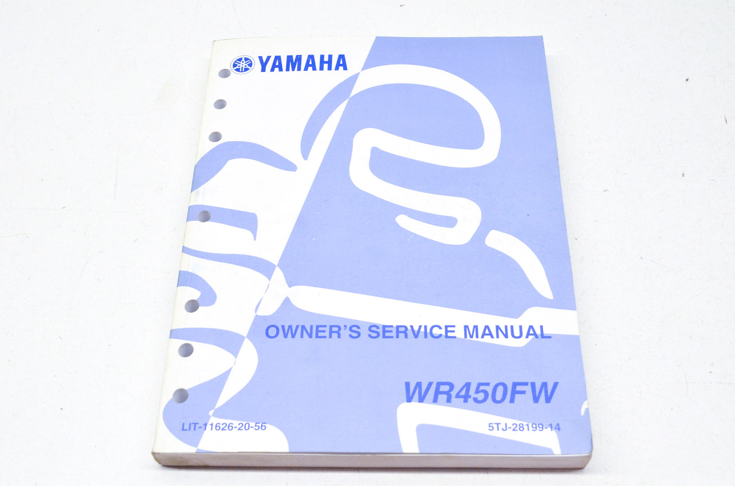 OEM Yamaha LIT-11626-20-56 WR450FW Owner's/Service Manual NOS