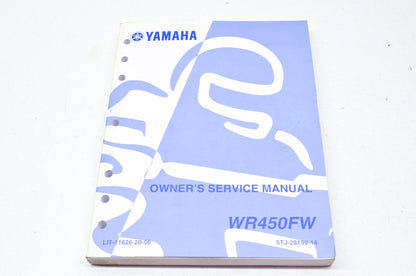 OEM Yamaha LIT-11626-20-56 WR450FW Owner's/Service Manual NOS