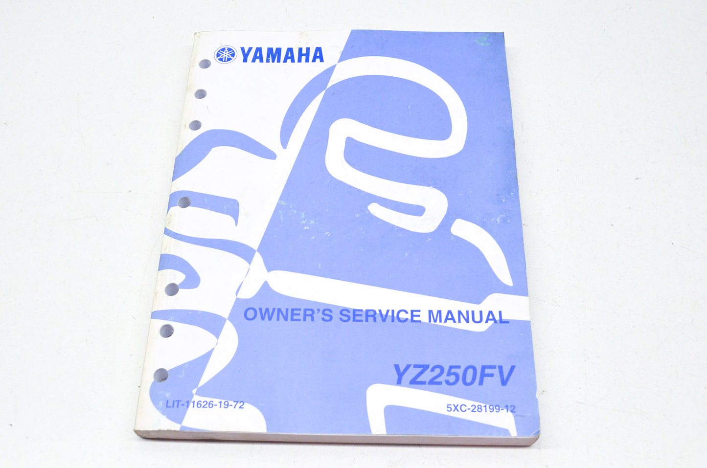 OEM Yamaha LIT-11626-19-72 YZ250FV Owner's Service Manual NOS
