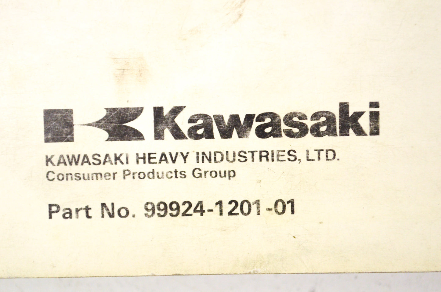 OEM Kawasaki 99924-1201-01 Service Manual KVF400A/B