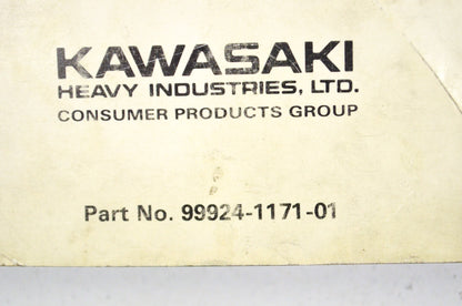 OEM Kawasaki 99924-1171-01 Service Manual ZX900B