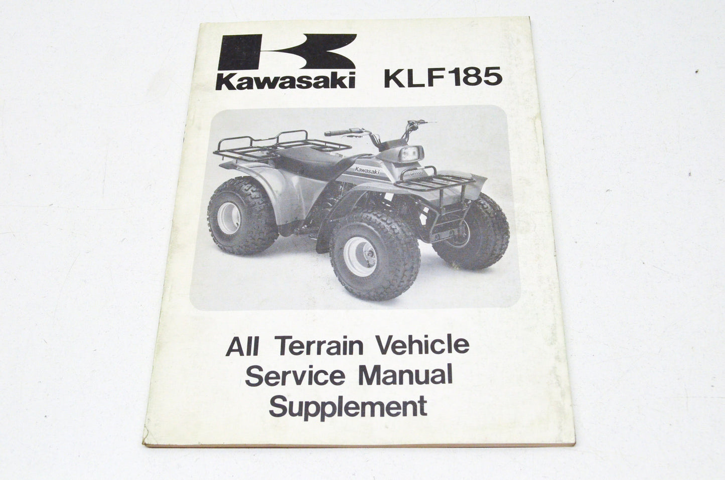 OEM Kawasaki 99924-1076-51 All Terrain Vehicle Service Manual Supplement KLF185