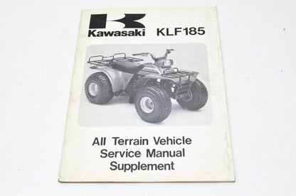 OEM Kawasaki 99924-1076-51 All Terrain Vehicle Service Manual Supplement KLF185