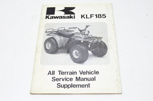 OEM Kawasaki 99924-1076-51 All Terrain Vehicle Service Manual Supplement KLF185