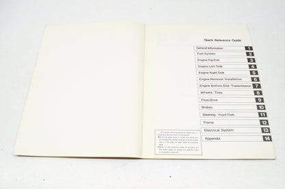 OEM Kawasaki 99924-1076-51 All Terrain Vehicle Service Manual Supplement KLF185