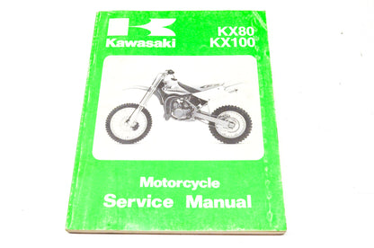 OEM Kawasaki 99924-1219-01 Service Manual KX80W/KX100C