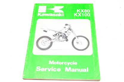 OEM Kawasaki 99924-1144-01 Service Manual KX80/100