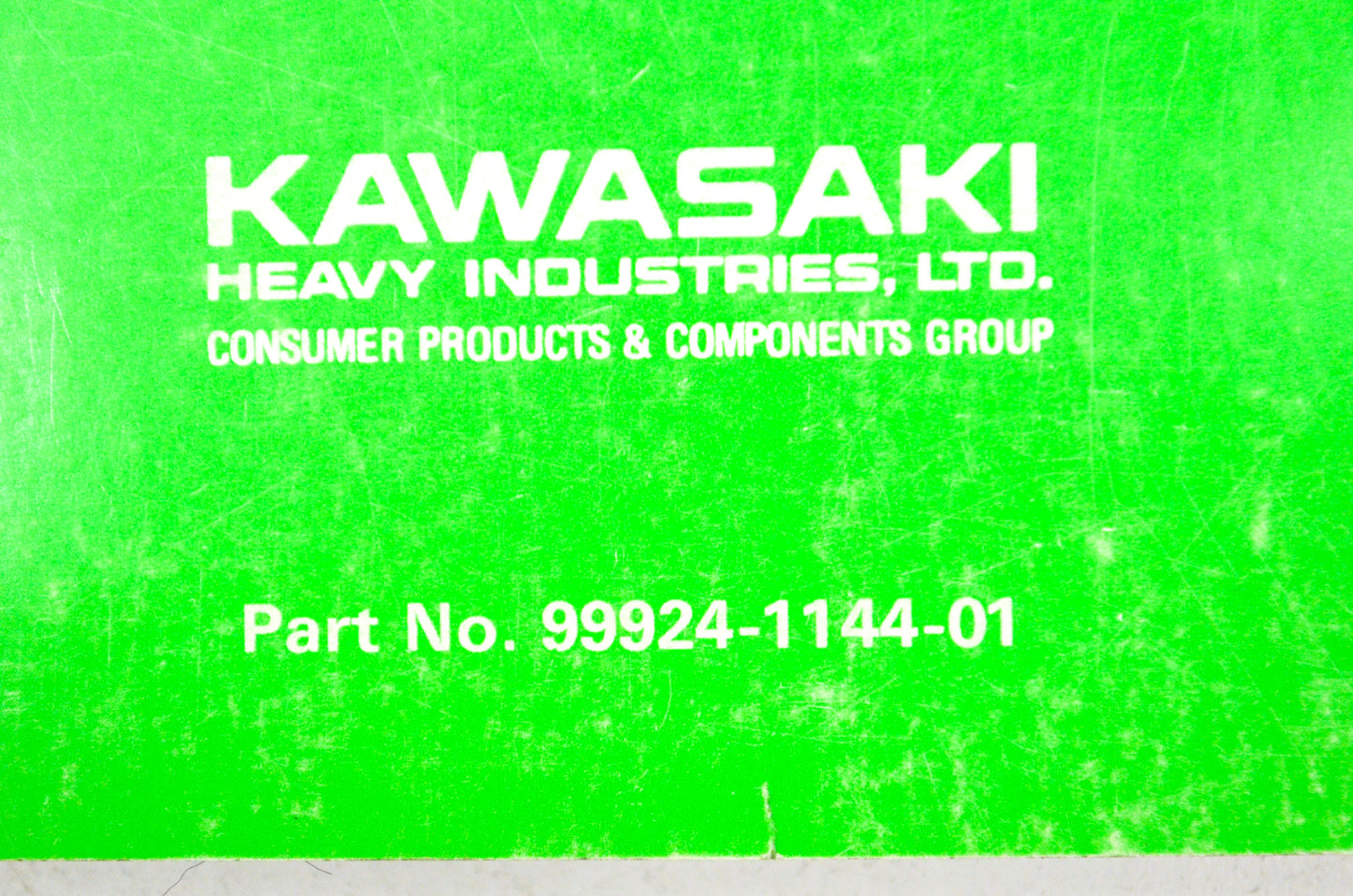 OEM Kawasaki 99924-1144-01 Service Manual KX80/100