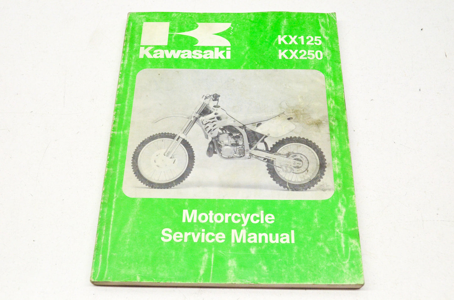OEM Kawasaki 99924-1153-01 Service Manual KX125J