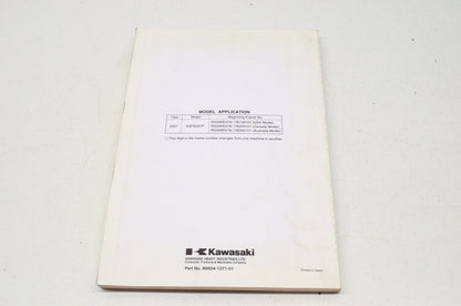 OEM Kawasaki 99924-1371-01 Service Manual KSF90A NOS