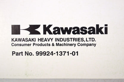 OEM Kawasaki 99924-1371-01 Service Manual KSF90A NOS
