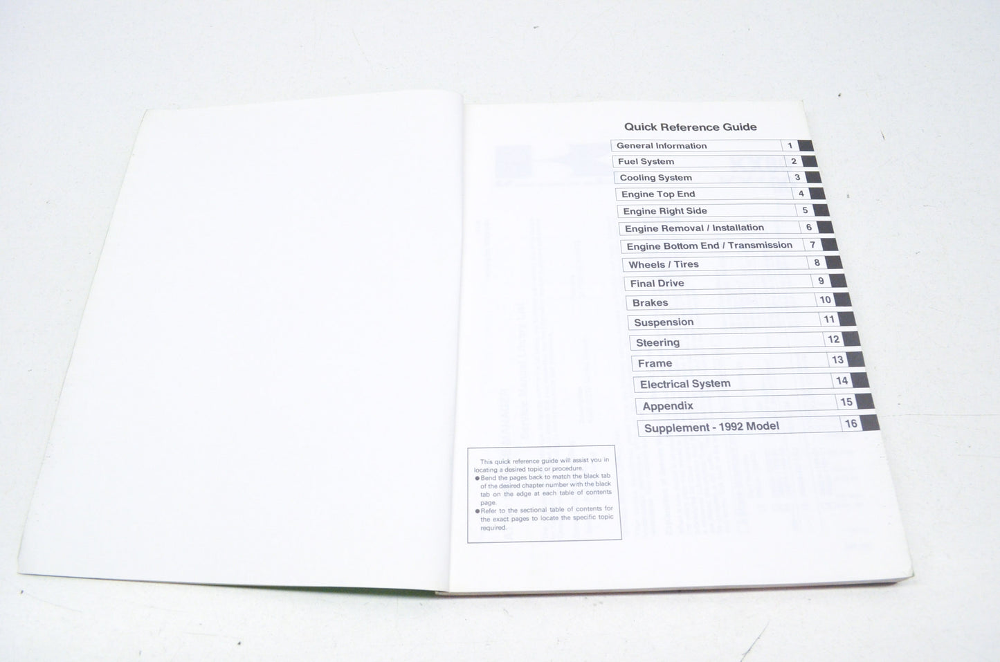 OEM Kawasaki 99924-1144-02 Service Manual KX80/100