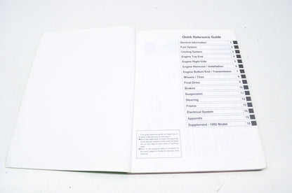 OEM Kawasaki 99924-1144-02 Service Manual KX80/100
