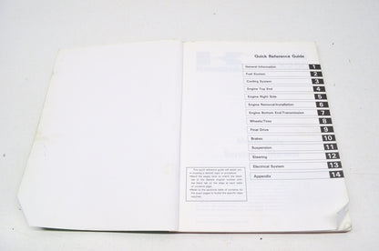 OEM Kawasaki 99924-1131-01 Service Manual KX125H1/250H1