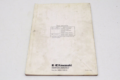 OEM Kawasaki 99924-1229-51 Service Manual Supplement VN1500E
