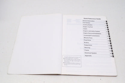 OEM Kawasaki 99924-1229-51 Service Manual Supplement VN1500E