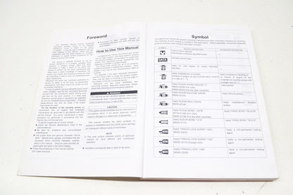 OEM Kawasaki 99924-1301-03 Service Manual KSF400A