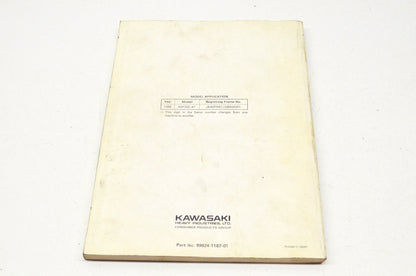 OEM Kawasaki 99924-1187-01 Service Manual KEF300A