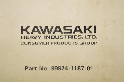 OEM Kawasaki 99924-1187-01 Service Manual KEF300A