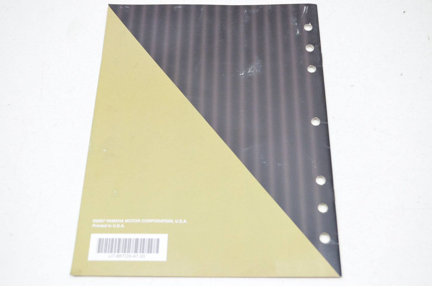 OEM Yamaha LIT-BKTOG-AT-03 Raptor 250 Technical Orientation Guide NOS