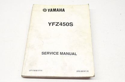 OEM Yamaha LIT-11616-17-11 Service Manual YFZ450S